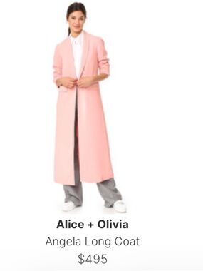 ALICE and OLIVIA Angela Long Coat XS